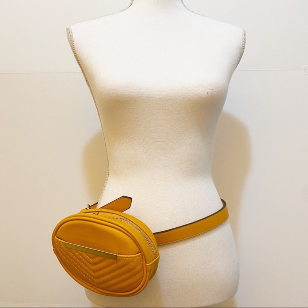 Faux Leather Mini Fanny